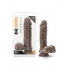 Mr Magic 9 inches Chocolate Brown Dildo with Suction Cup - Blush Novelties