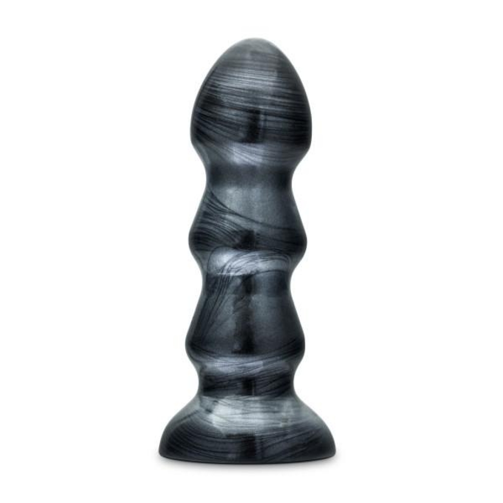 Jet Black Carbon Metallic Black Butt Plug