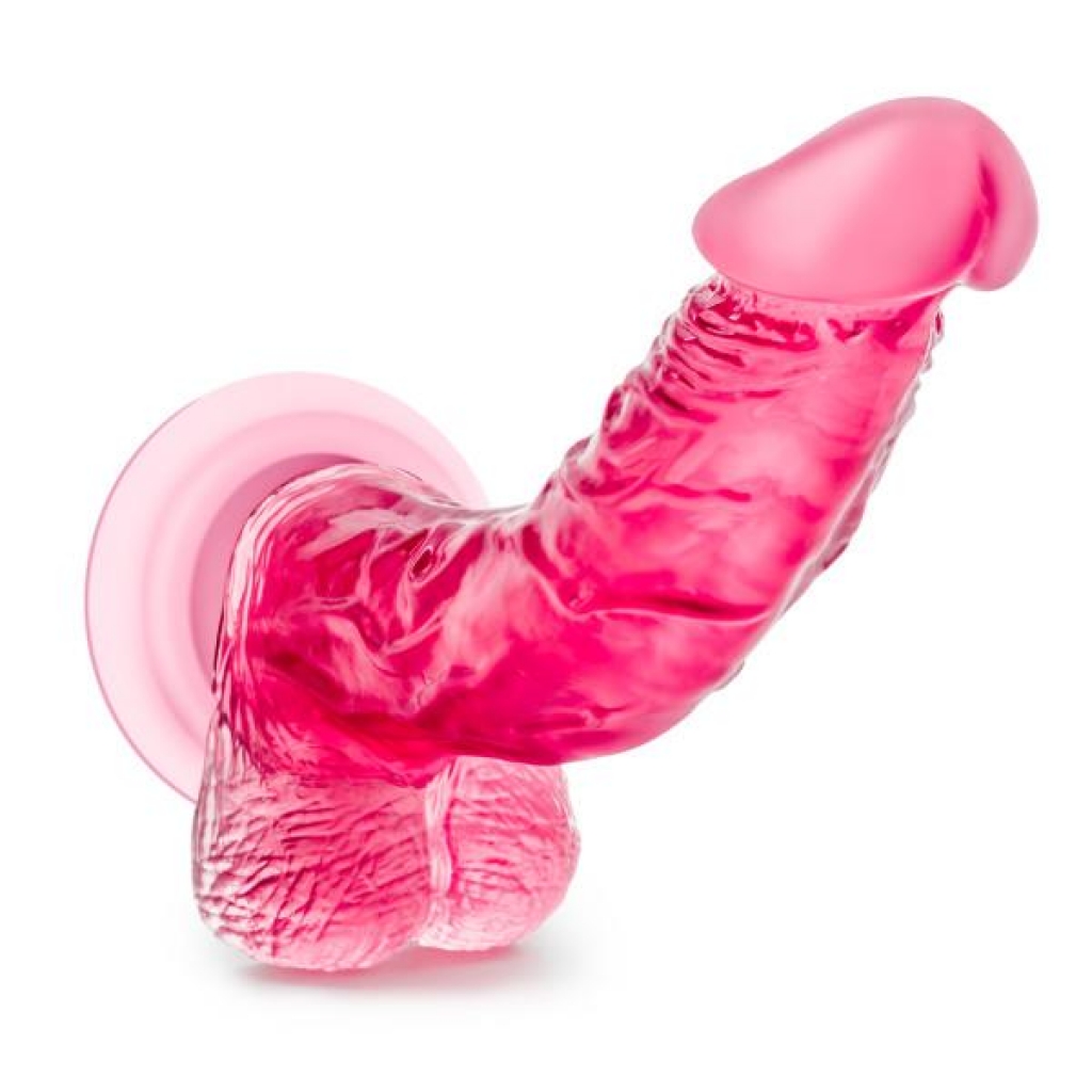 B Yours Sweet N Hard 7 Pink Realistic Dildo - Blush Novelties