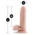 Loverboy Tony The Waiter Beige Dildo - Blush Novelties