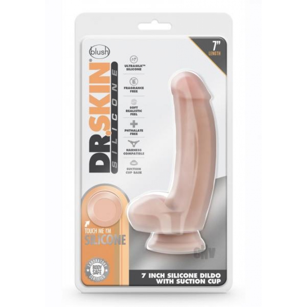 Dr Skin Silicone Dr Samuel 7 Vanilla - Blush Novelties