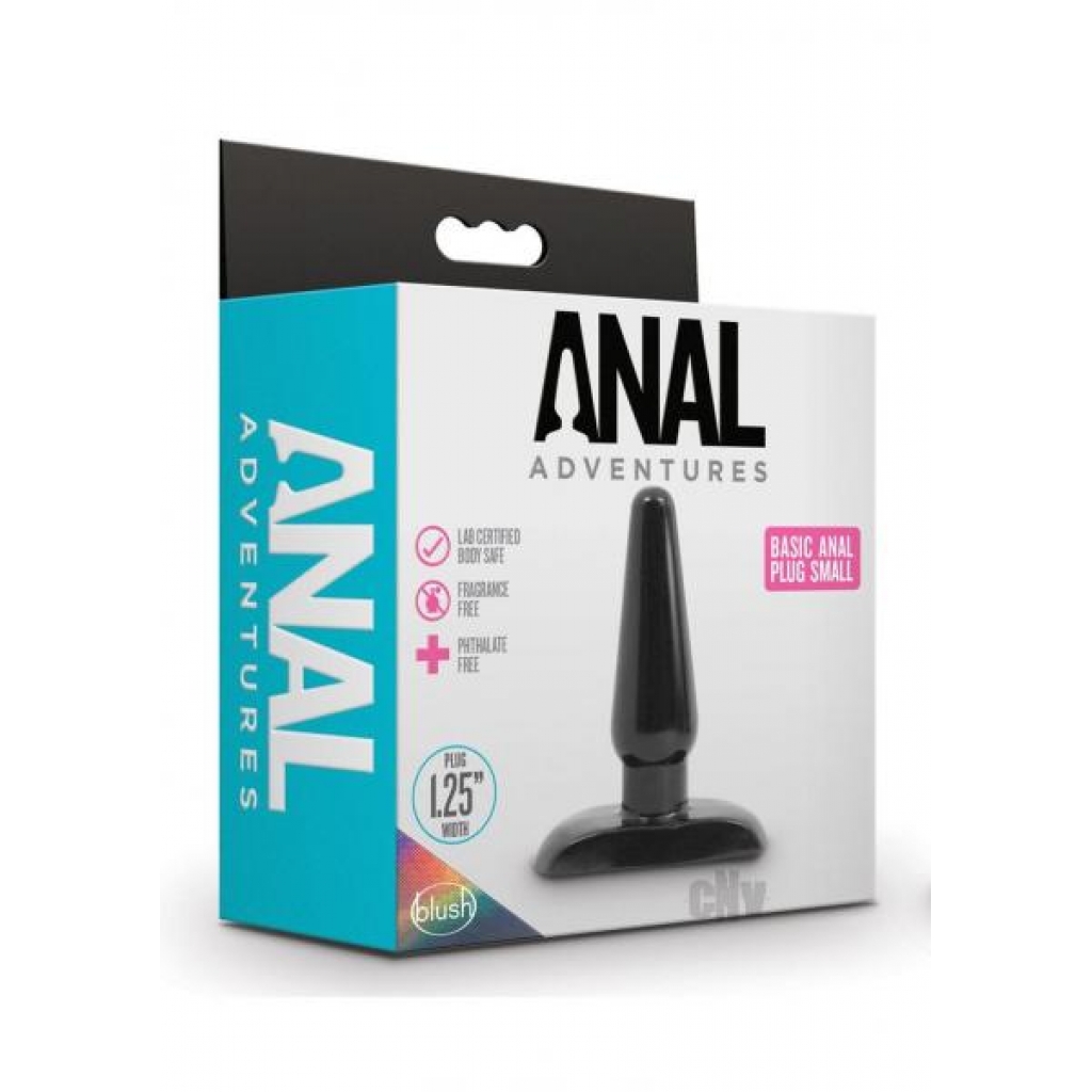 Anal Adv Basic Anal Plug Small Black