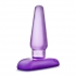 B Yours Eclipse Pleaser Small Butt Plug Purple - Blush Novelties