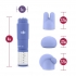 Revitalize Massage Kit with 3 Silicone Attachments Purple - Blush Novelties