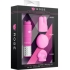 Rose Revitalize Massage Kit with 3 Silicone Attachments - Pink