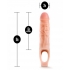 Performance Plus 9 inches Silicone Cock Sheath Penis Extender Beige - Blush Novelties