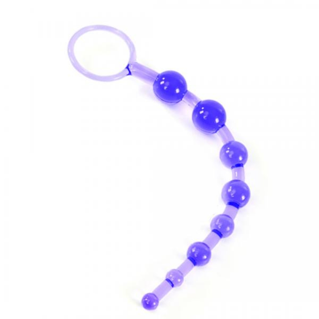 Basic Anal Beads - Purple - Blush Novelties