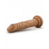 Dr Skin Basic 7.5 inches Realistic Mocha Tan Dildo - Blush Novelties