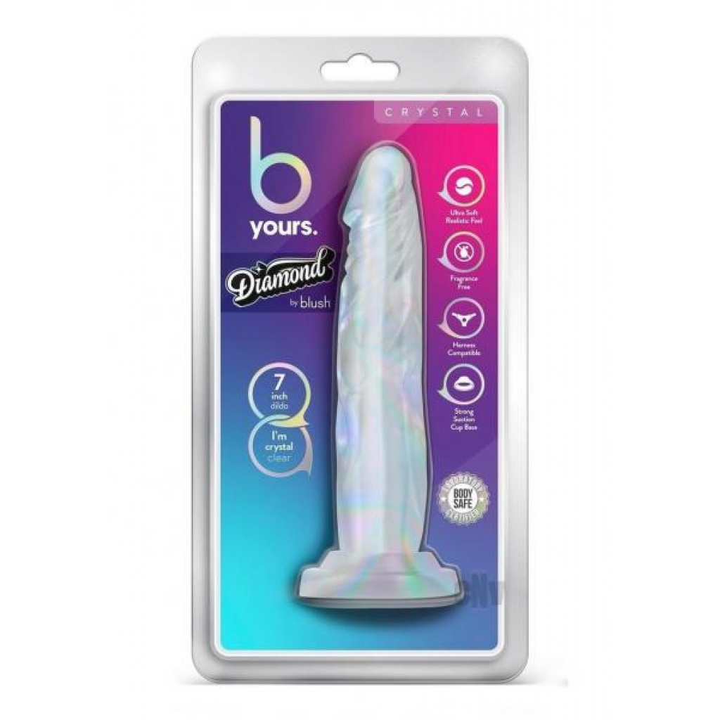 B Yours Diamond Crystal 7.5 Clear - Blush Novelties