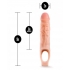 Performance 9 inches Cock Sheath Penis Extender Beige - Blush Novelties