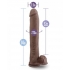 Au Naturel Daddy 14 inches Dildo Suction Cup Brown - Blush Novelties