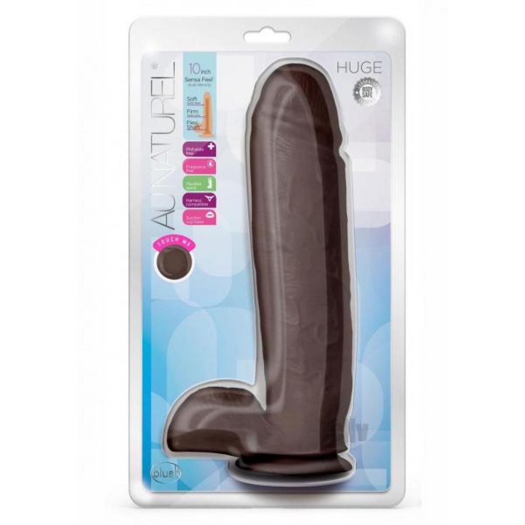 Au Naturel Huge 10 Chocolate - Blush Novelties