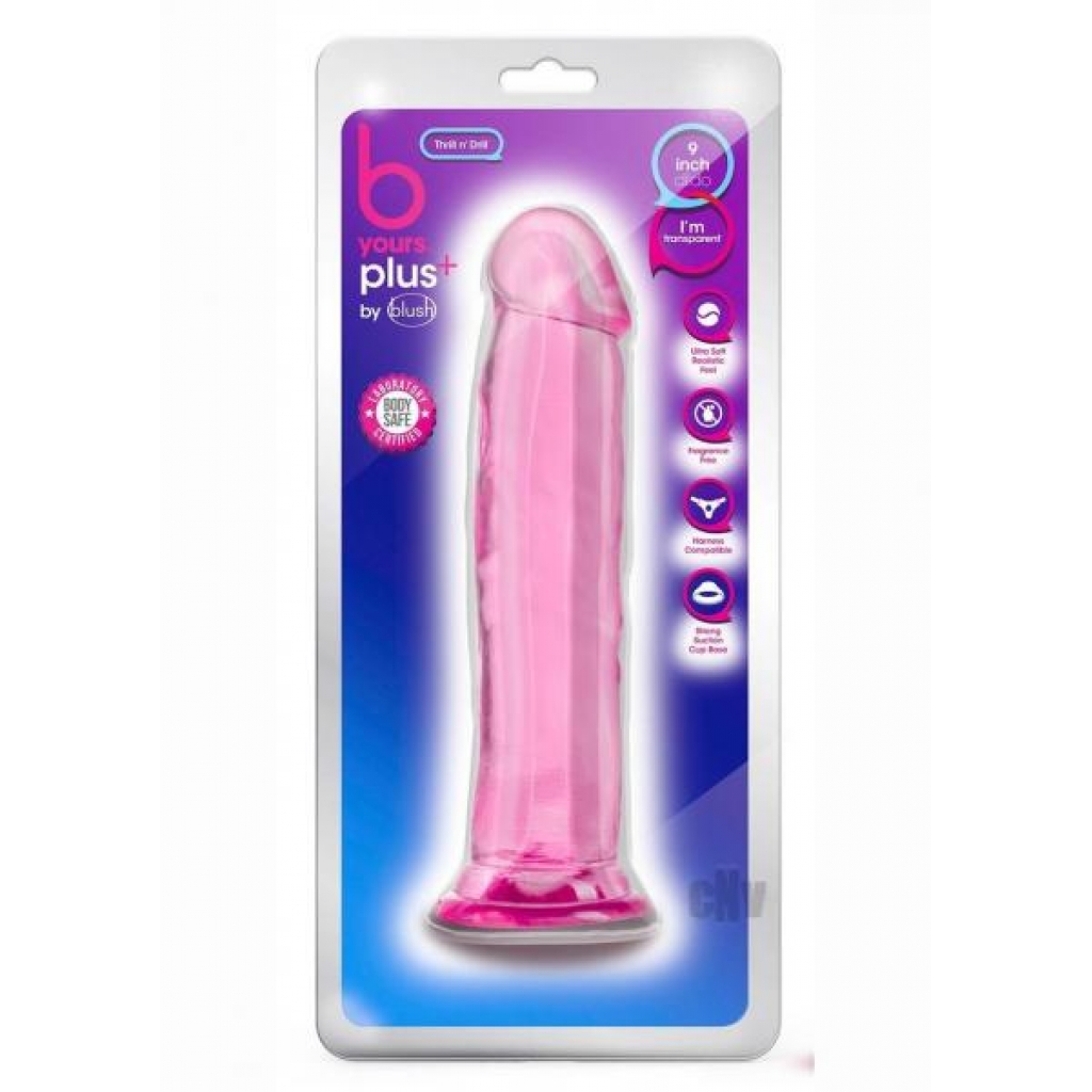 B Yours Plus Thrill N Drill Pink - Blush Novelties