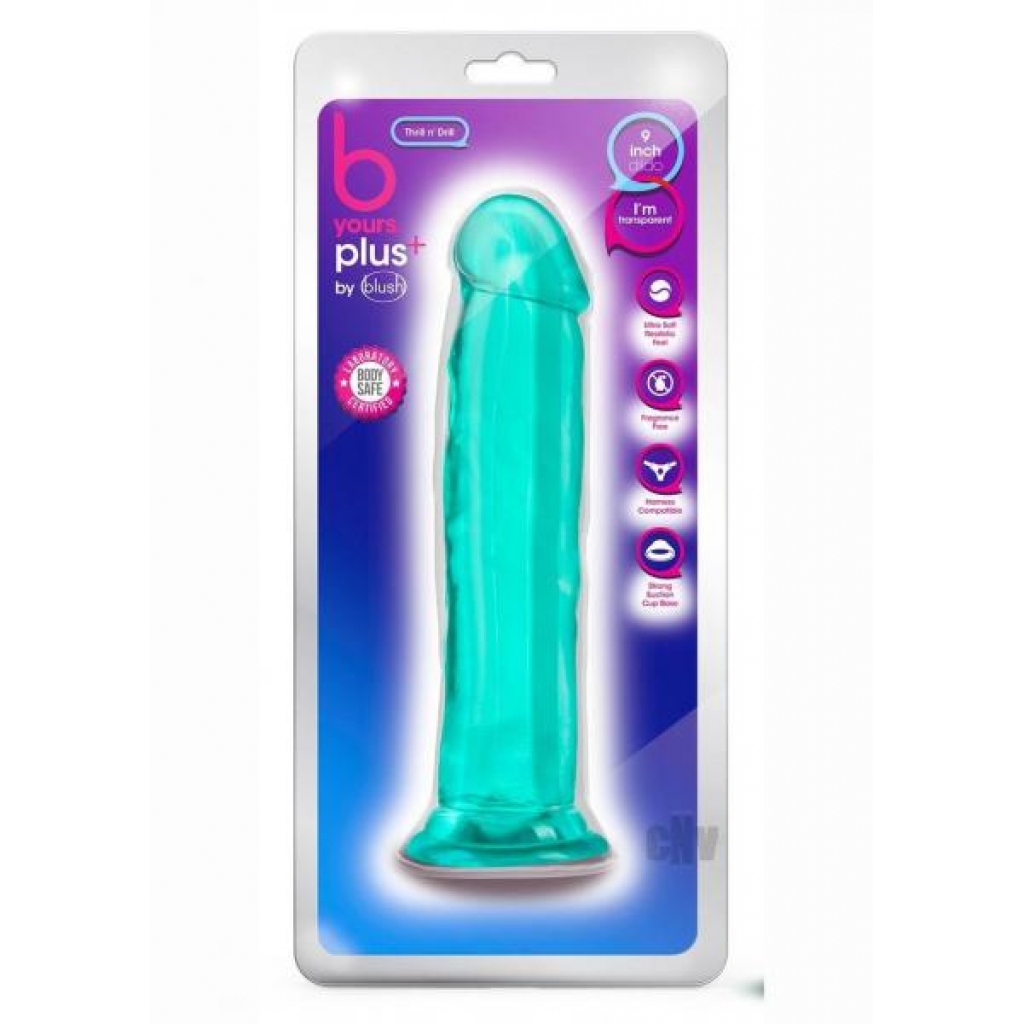 B Yours Plus Thrill N Drill Teal - Blush Novelties