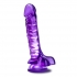 B Yours Basic 8 Purple Realistic Dildo - Blush Novelties