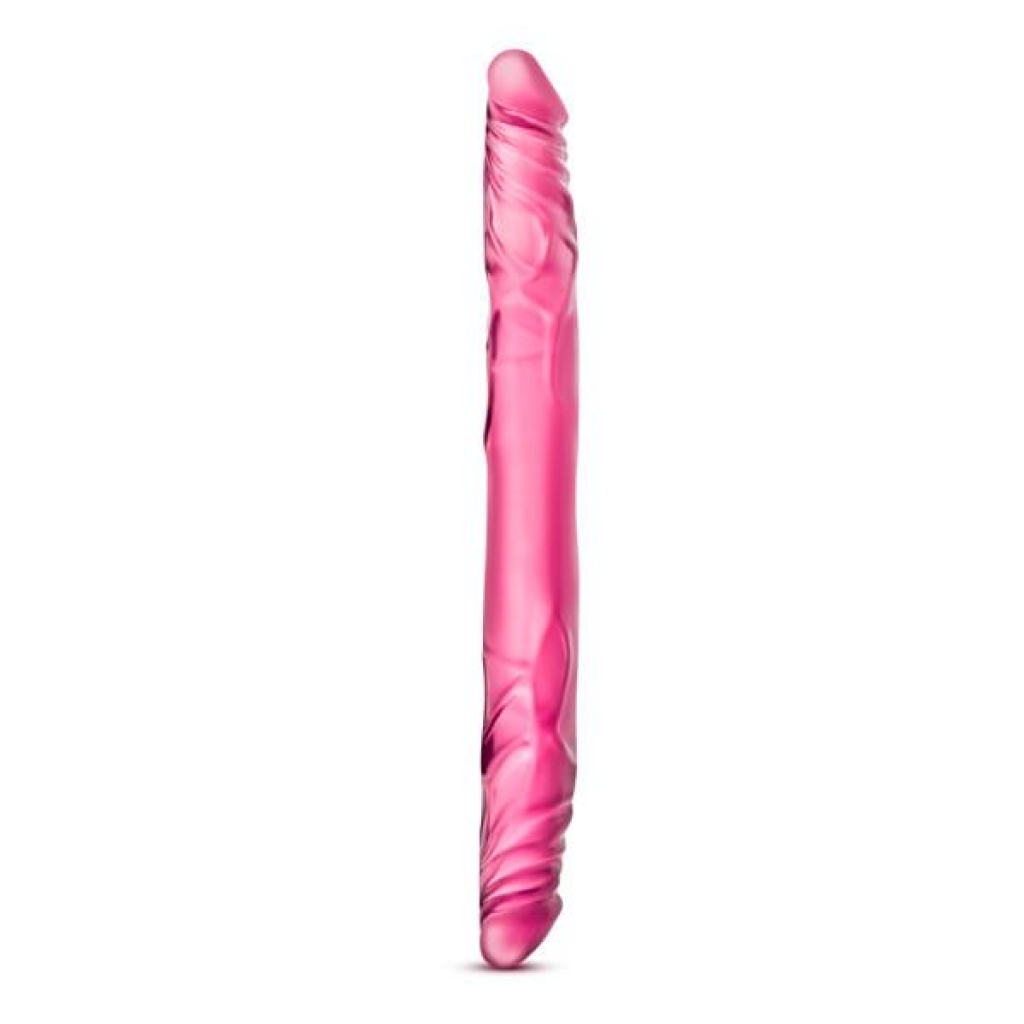 B Yours 14 Inches Double Dildo - Pink