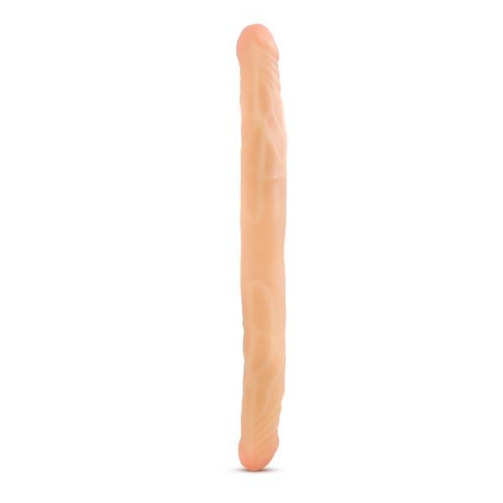 B Yours 14-inch Double Dildo - Beige