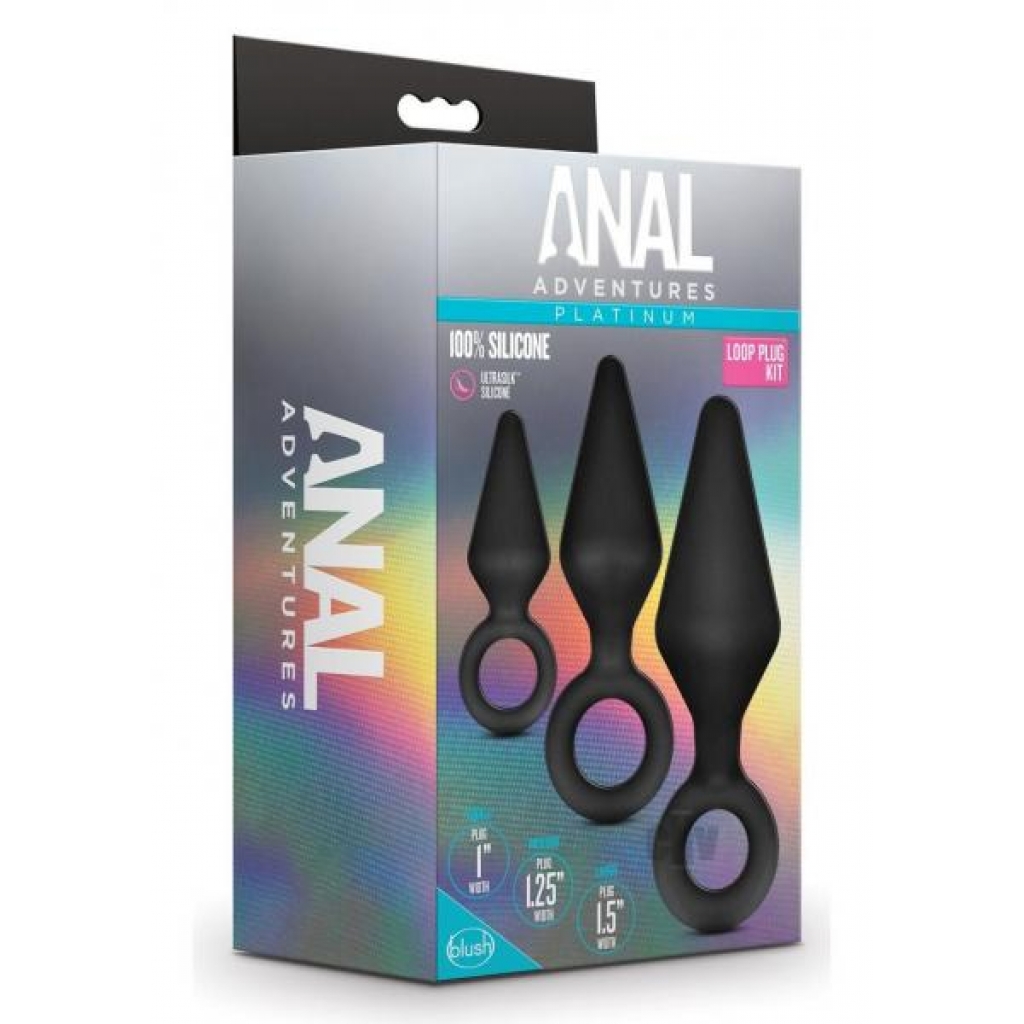 Anal Adventure Platinum Loop Plug Kit