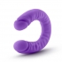 Ruse 18 inches Silicone Slim Double Dong Purple - Blush Novelties