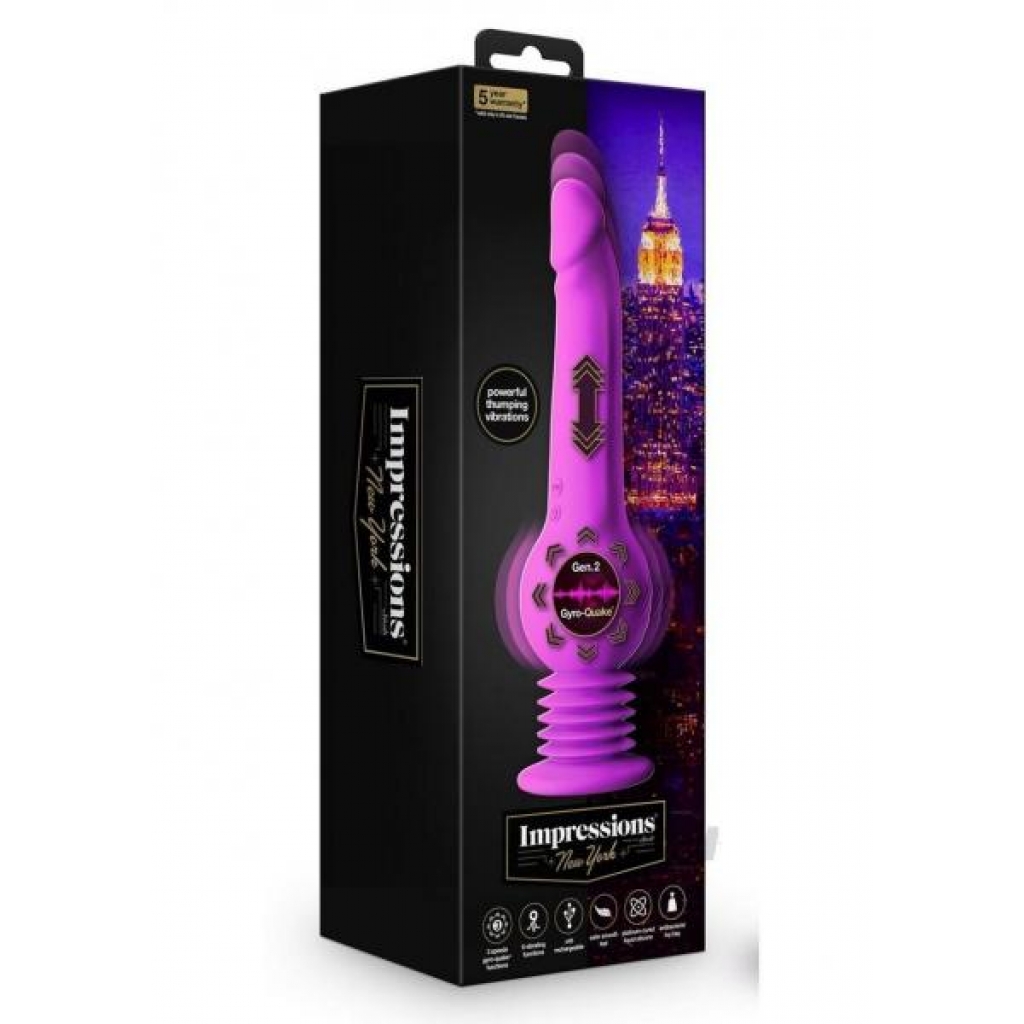 Impressions New York Dildo - Purple