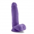 Au Naturel Bold Pleaser 7 inches Dildo Purple - Blush Novelties