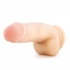 Soft 7-Inch Sensa Feel Fat Boy Dildo in Beige