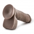 Au Naturel 8 inches Sensa Feel Dildo Brown - Blush Novelties