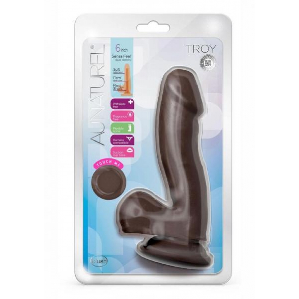 Au Naturel Troy 6 Chocolate - Blush Novelties