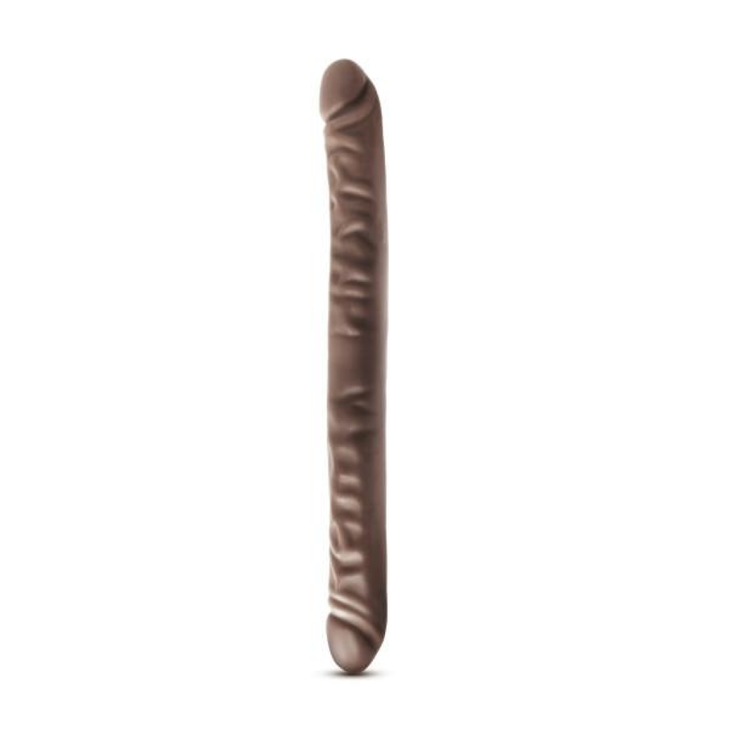 Dr Skin 18 inches Double Dildo Brown - Blush Novelties