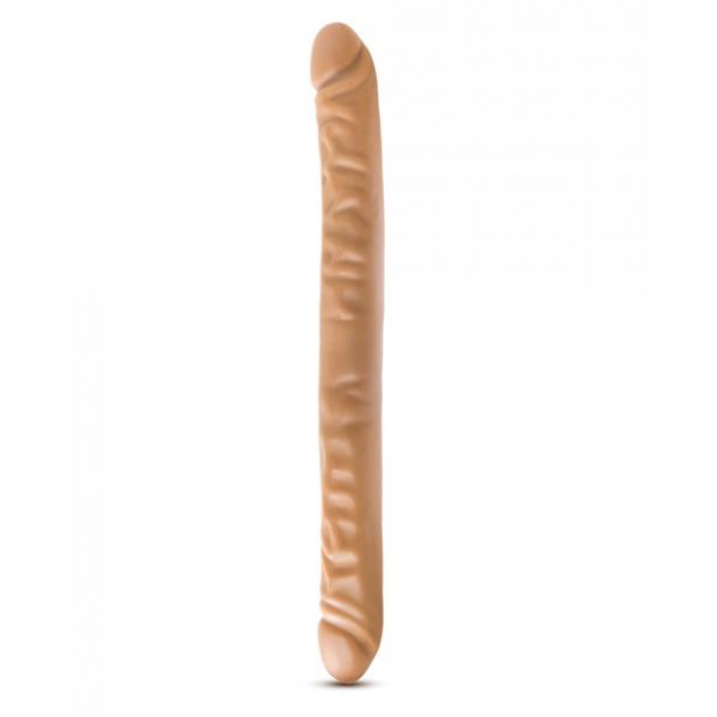 Dr Skin 18 inches Double Dildo Mocha Tan - Blush Novelties