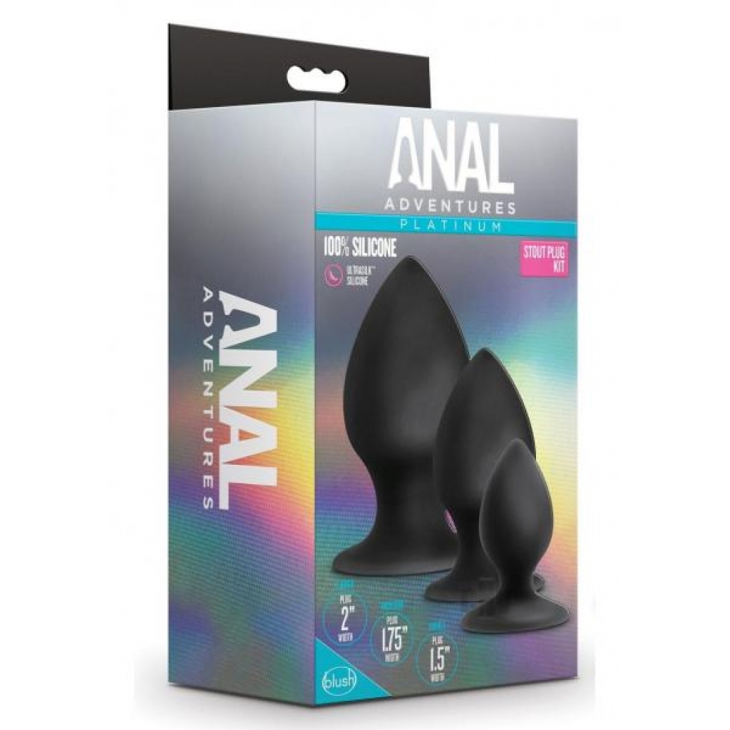 Anal Adventure Stout Plug Kit - Explore New Sensations