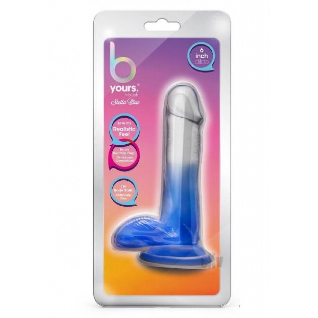 B Yours Stella Blue 6 Dildo Blue