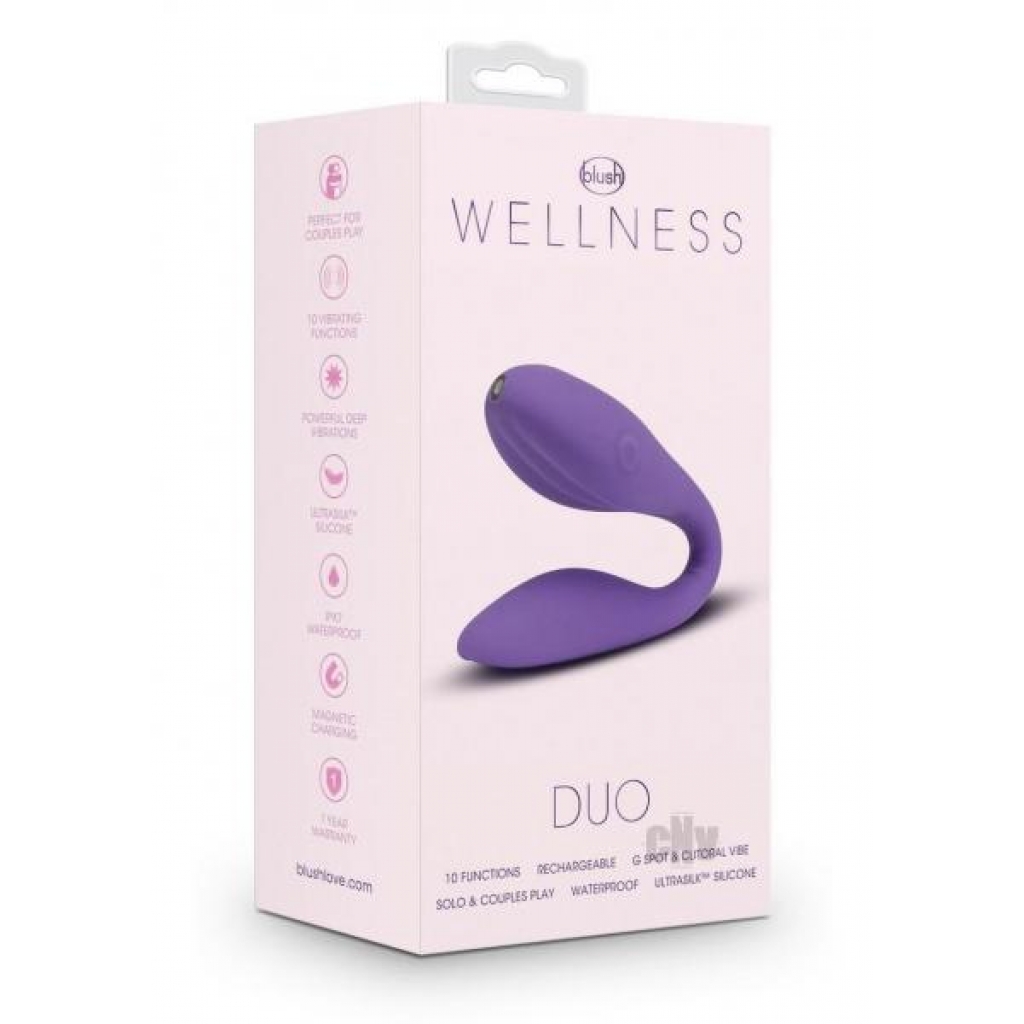 Wellness Duo - Versatile Couples Vibrator - Purple