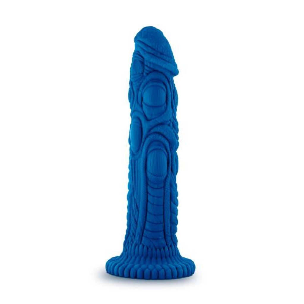 The Realm Draken Lock On Dildo Blue - Blush Novelties