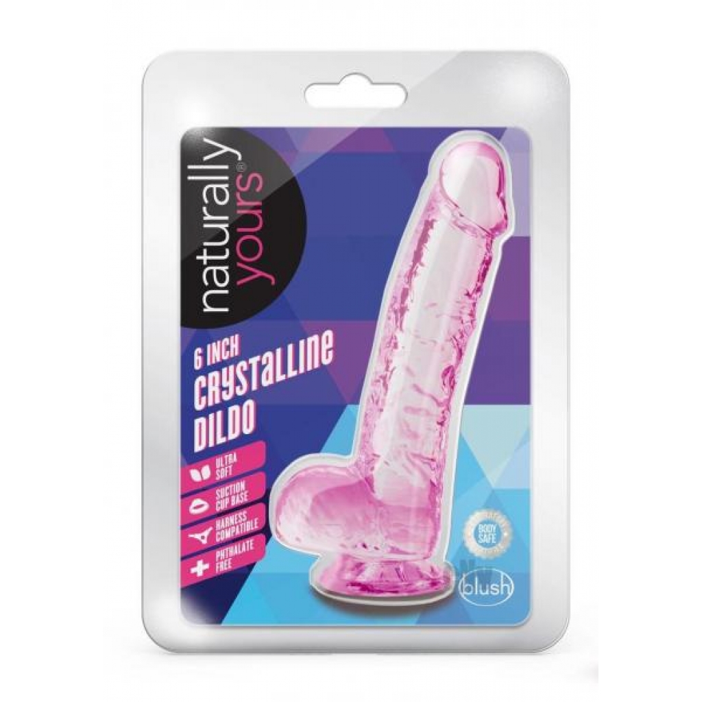 Naturally Yours Crystalline 6-Inch Dildo - Realistic Feel