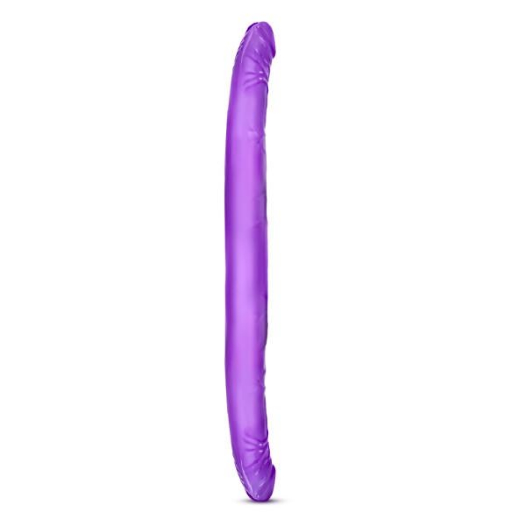 B Yours 16-inch Double Dildo - Purple