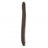 Dr Skin 16-Inch Double Dildo - Chocolate Brown