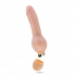 X5 Plus Mr. Right Now Vibrating Dildo in Beige