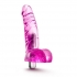 Naturally Yours Vibrating Ding Dong - Pink Dildo