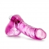 Naturally Yours Vibrating Ding Dong - Pink Dildo