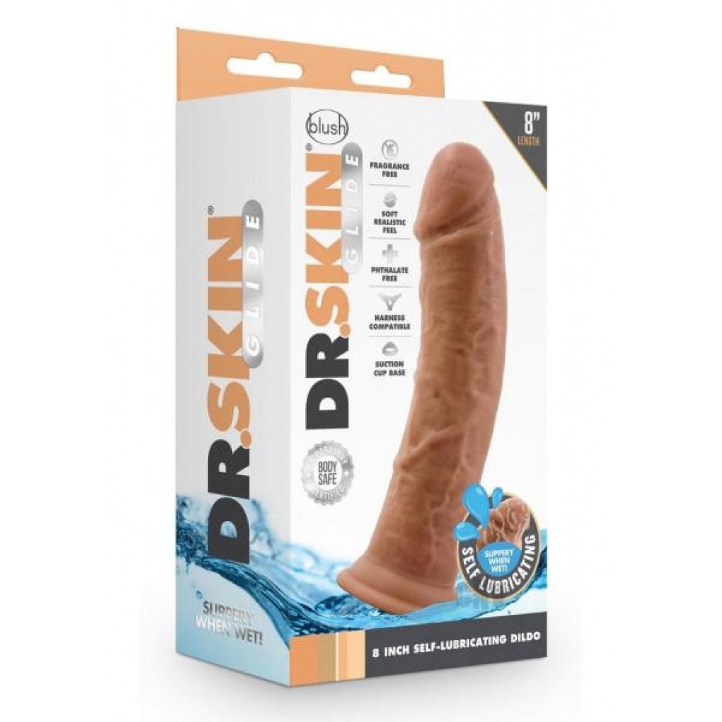 Dr Skin Glide Dildo 8 Caramel - Blush Novelties