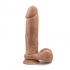 Au Naturel 9.5-Inch Dildo with Suction - Mocha Tan