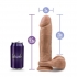 Au Naturel 9.5-Inch Dildo with Suction - Mocha Tan