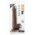 Dr Skin Basic 7 inches Chocolate Brown Dildo - Blush Novelties