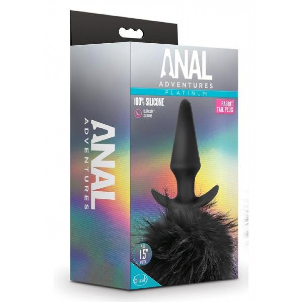 Anal Adventure Platinum Rabbit Tail Plug