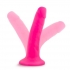 Neo 5.5 inches Dual Density Cock Neon Pink Dildo - Blush Novelties