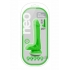 Neo 6-Inch Dual Density Cock with Balls - Green