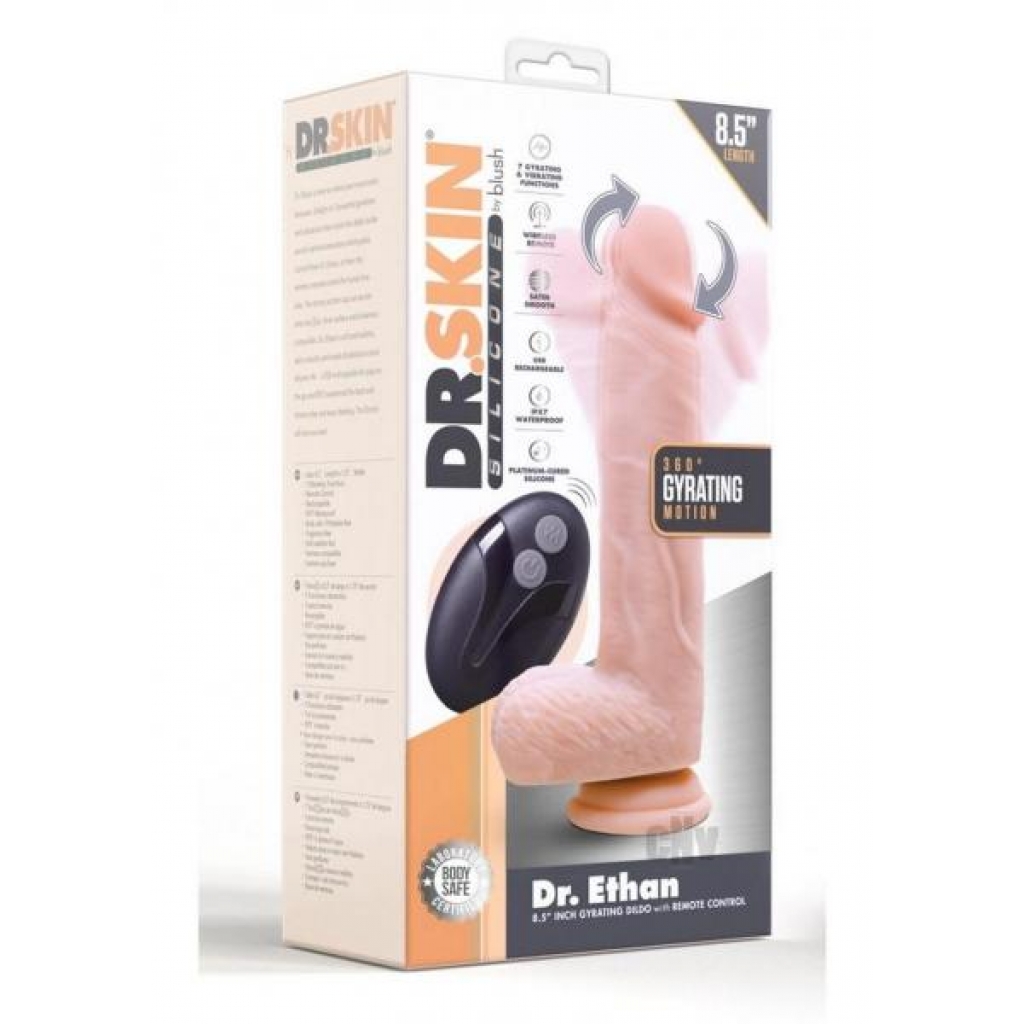 Dr Skin Silic Dr Ethan Gyrate 8.5 Beige - Blush Novelties