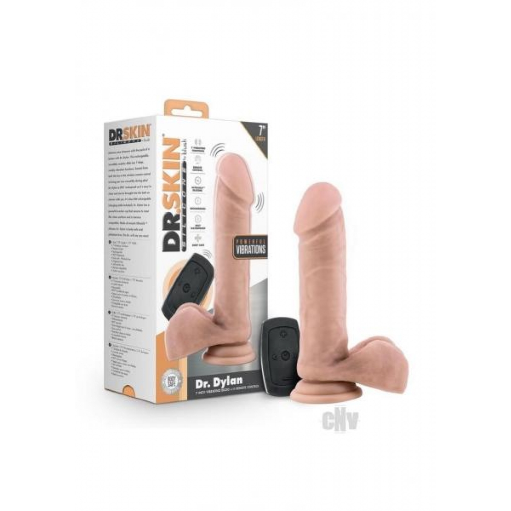 Dr Skin Silicone Dr Dylan Vibe Dildo 7 - Blush Novelties