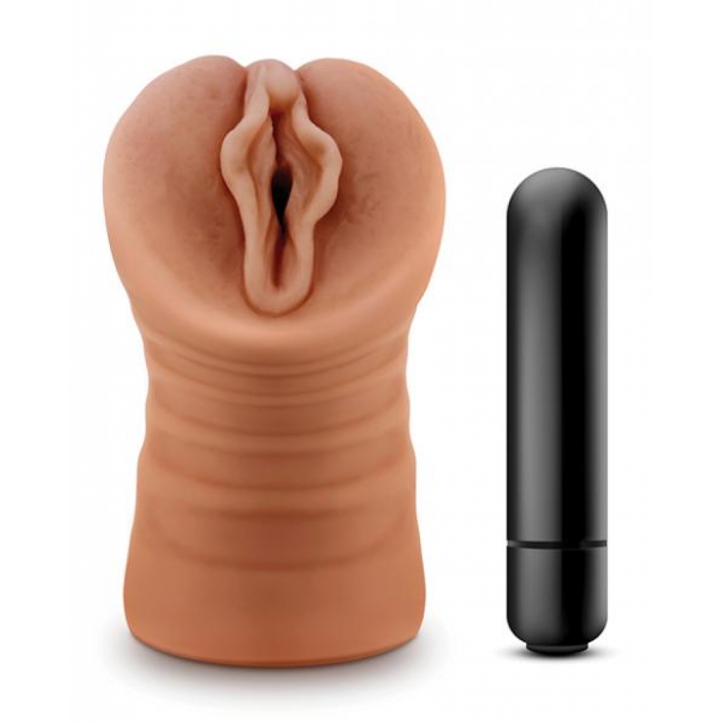 M For Men Sofia Mocha Tan Vagina Stroker - Blush Novelties